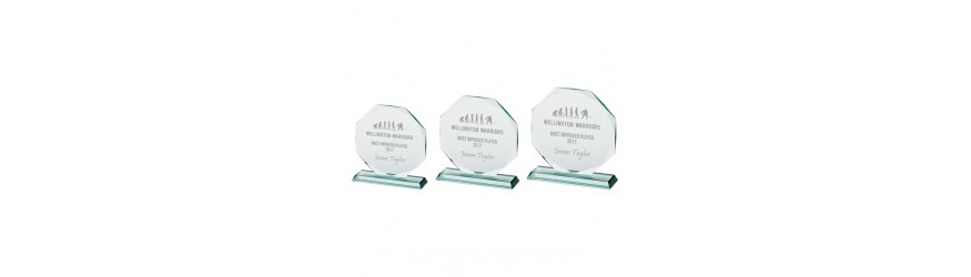 RECOGNITION JADE GLASS AWARD - 165MM (12MM THICK)